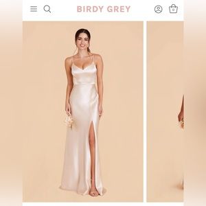 Champagne bridesmaid dress